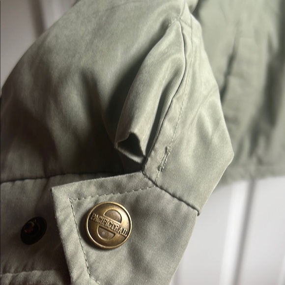 Men’s Pacific Trail Vintage Jacket Green Zip-Up Jacket Size Medium - Picture 9 of 9
